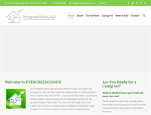 Tablet Screenshot of evergreenchoice.com